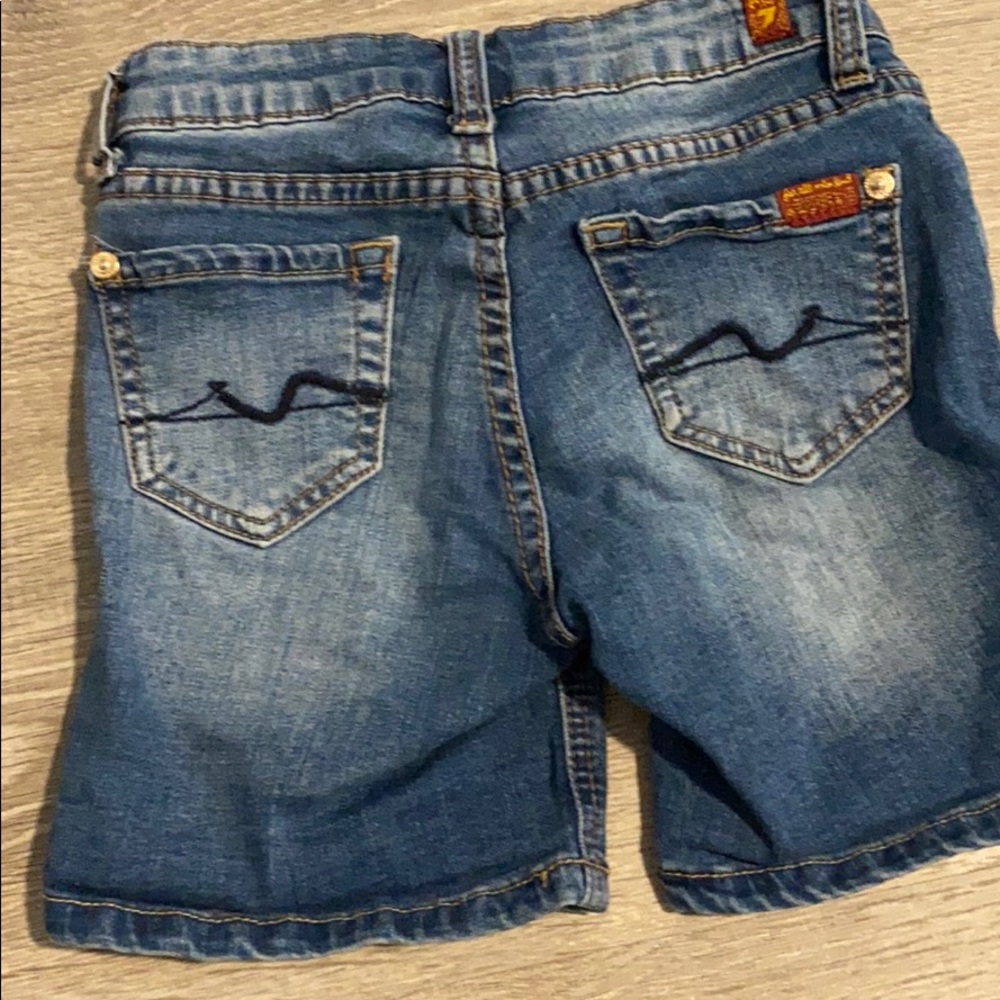 denim shorts - Picture 2 of 3